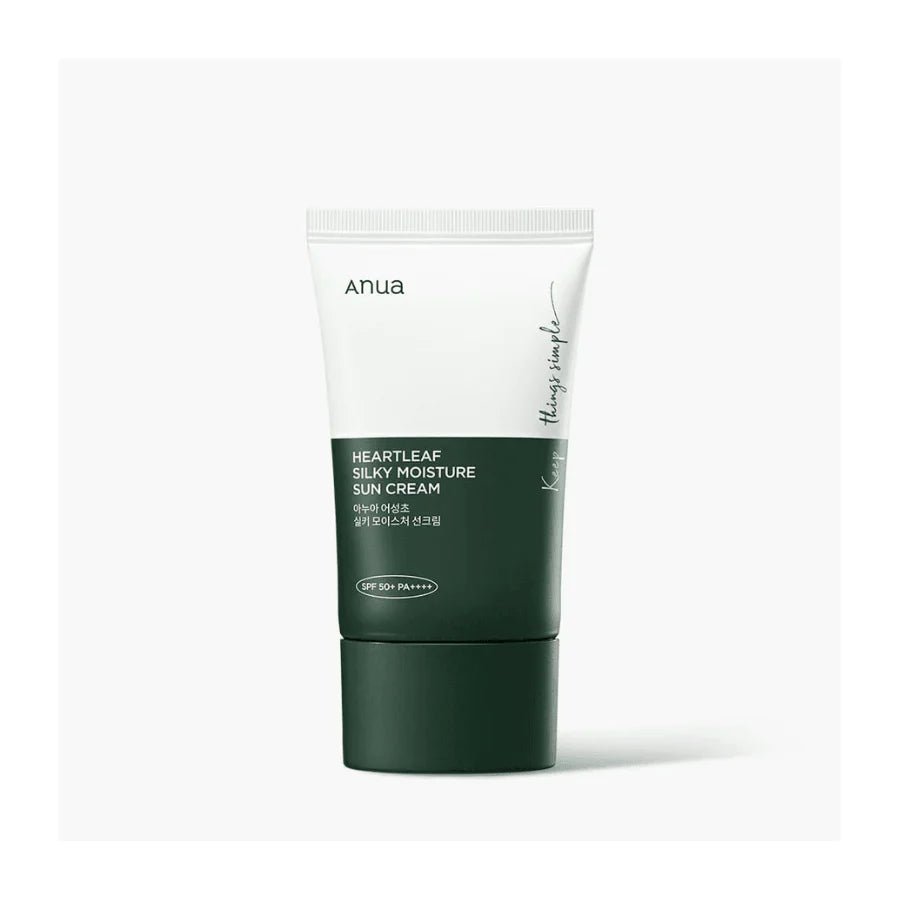 ANUA heartleaf silky moisture sunscreen 50ml - KBOX