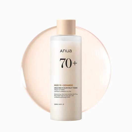 ANUA rice 70 glow milky toner 250ml - KBOX