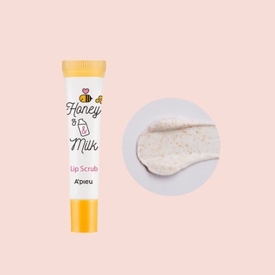 A'PIEU HONEY & MILK LIP SCRUB 8ml - KBOX