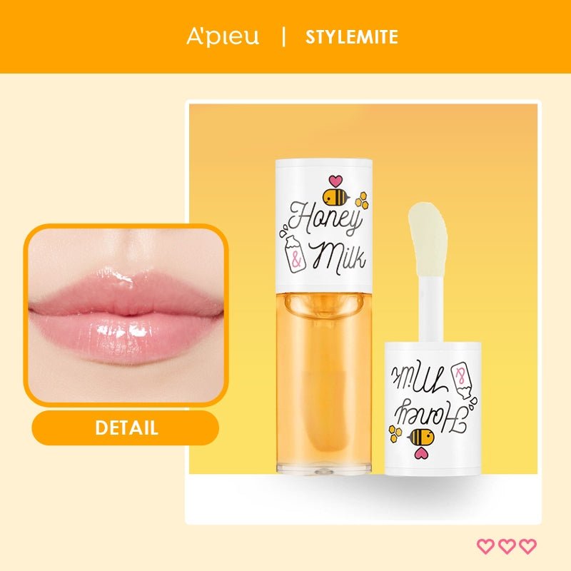 Apieu honey&milk lip Oil - KBOX