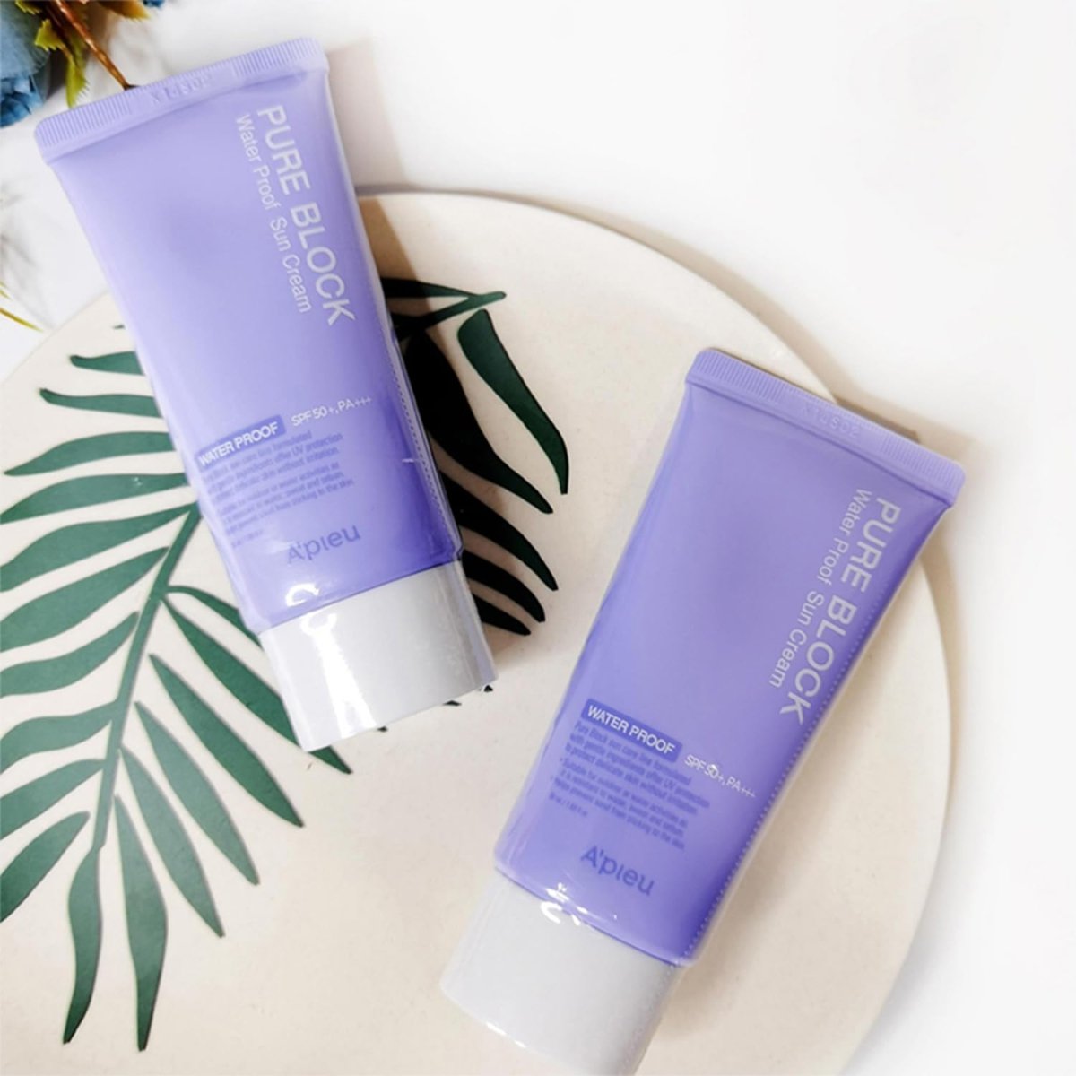 Apieu pure block natural water - proof sun cream spf50 - KBOX