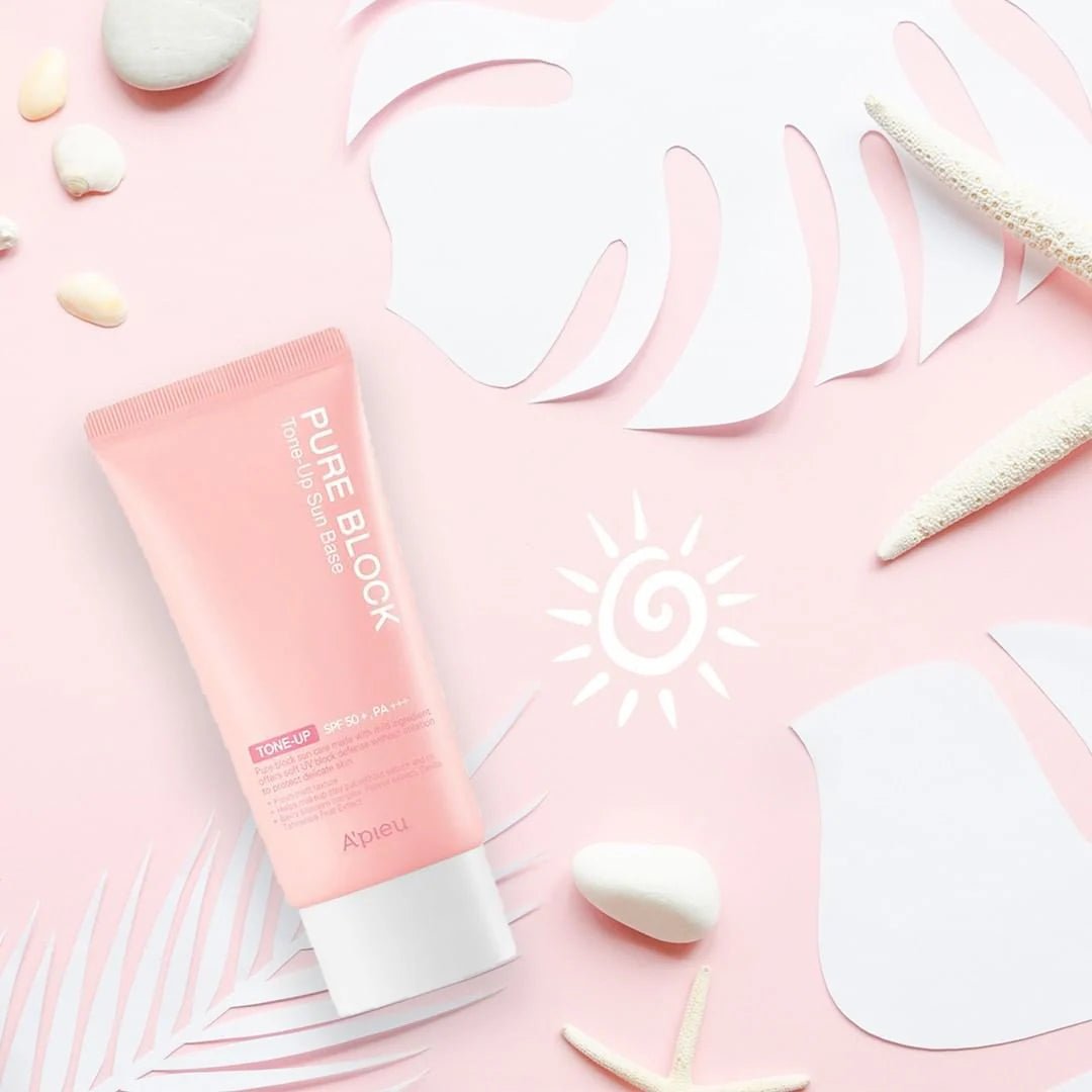 Apieu pure block tone - up sun base spf50+/pa+++ - KBOX