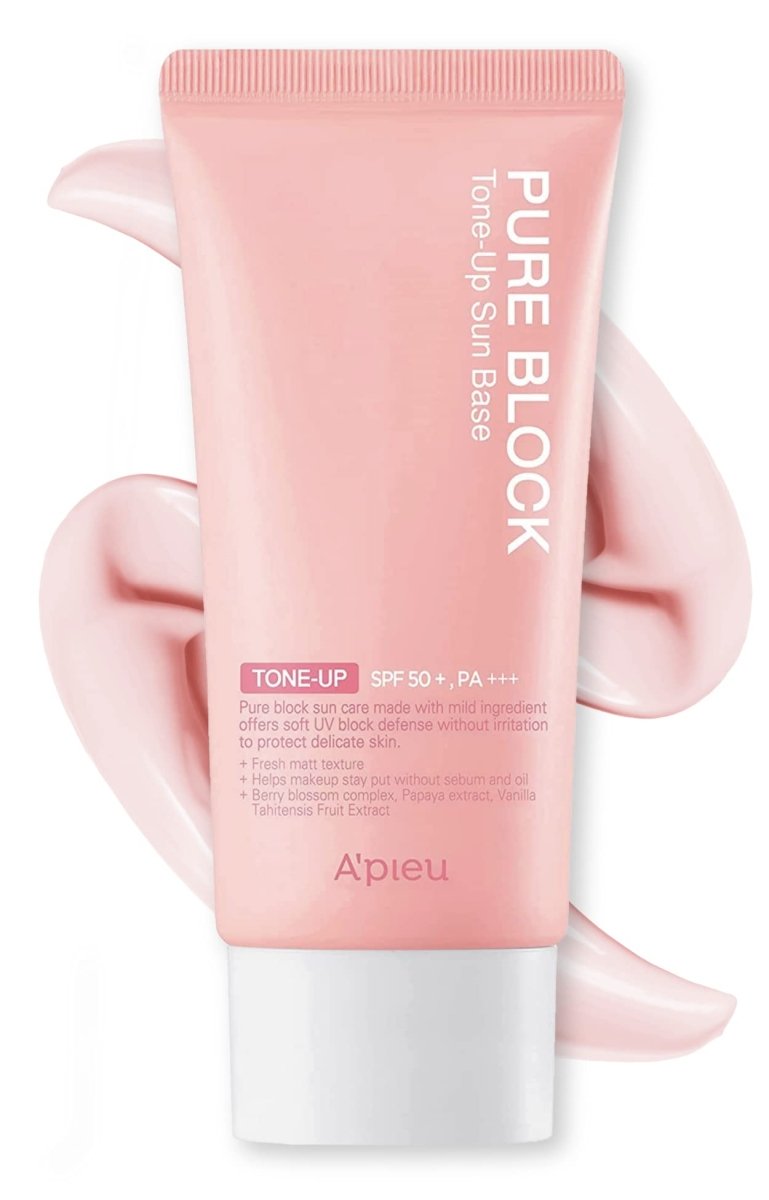 Apieu pure block tone - up sun base spf50+/pa+++ - KBOX