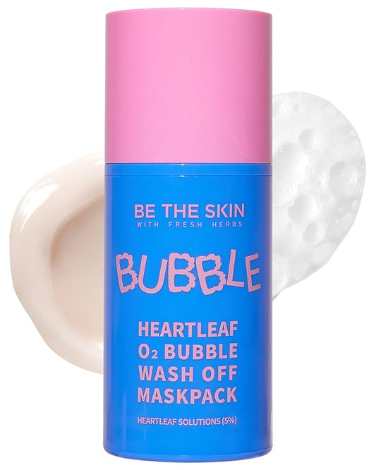 Be The Skin heartleaf o2 bubble wash off mask pack 50g - KBOX