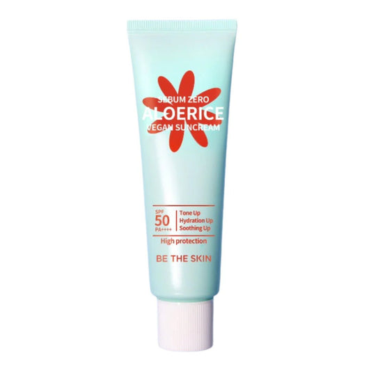 Be The Skin sebum zero aloerice vegan sun cream 50ml spf 50+ pa++++ - KBOX