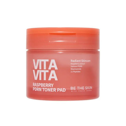 Be The Skin vitavita raspberry pdrn toner pad 120ml (60ea) - KBOX