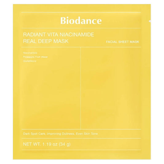 Biodance Radiant Vita Niacinamide Real Deep Mask - KBOX