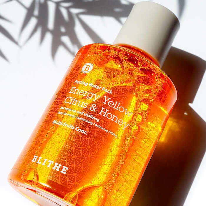 Blithe Patting Splash Mask Energy Yellow Citrus & Honey – Mascarilla Exfoliante y Hidratante en 15 Segundos - KBOX