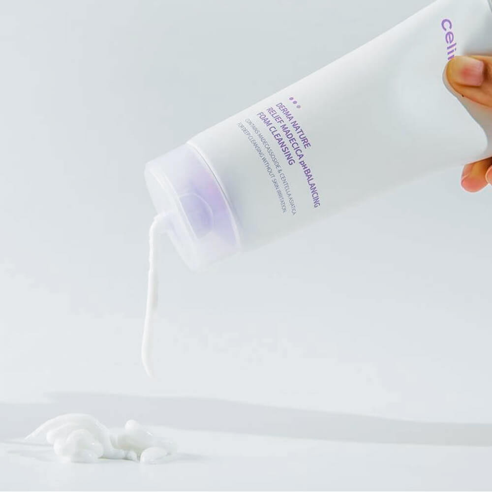 Celimax Derma Nature Relief Madecica pH Balancing Foam Cleansing 150 ml - KBOX
