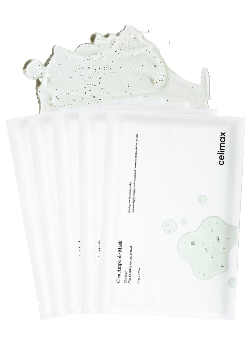 Celimax The Real Cica Calming Ampoule Mask - KBOX