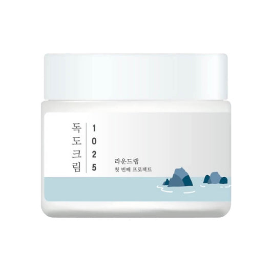 Crema Hidratante con Ceramidas y Agua de Mar Round Lab 1025 Dokdo Cream - KBOX