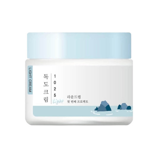 Crema Ligera Hidratante con Complejo de Minerales Round Lab 1025 Dokdo Light Cream - KBOX