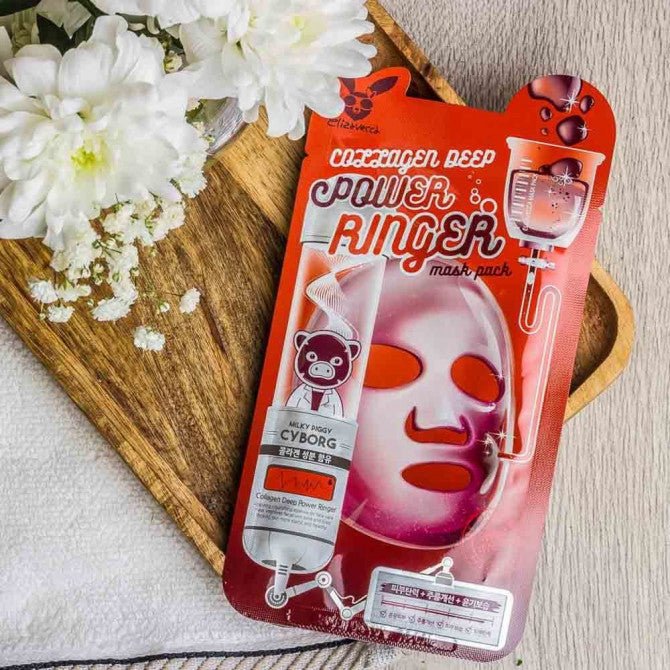 Elizavecca collagen deep power ringer mask pack - KBOX