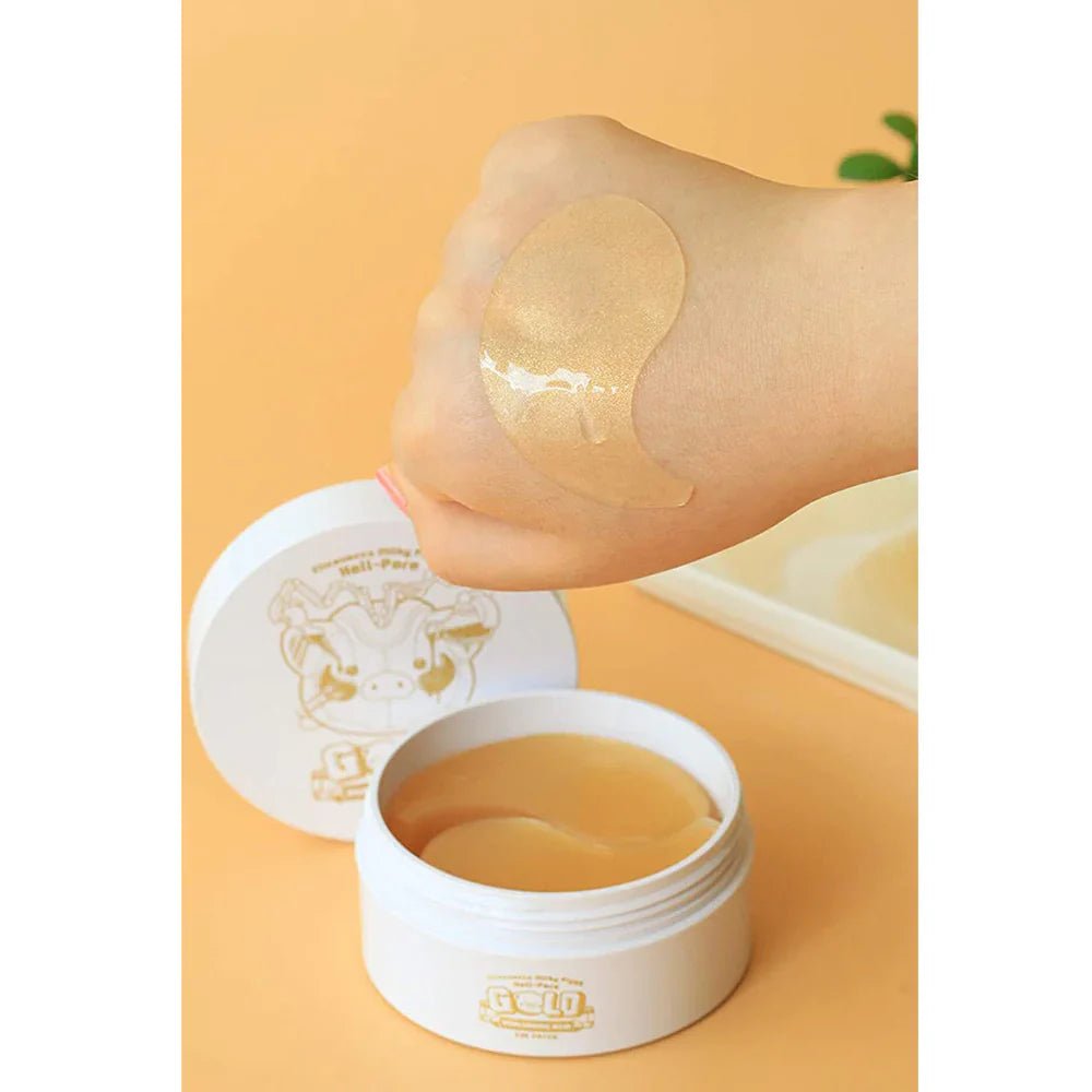 Elizavecca Hell - pore Gold Hyaluronic Acid Eye Patch 60pcs - KBOX
