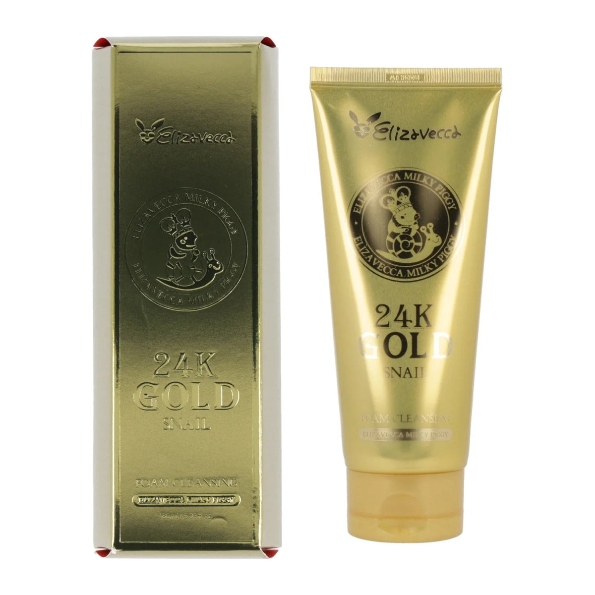 Elizavecca Milky Piggy 24 Gold Snail Foam Cleasing 180ml - KBOX