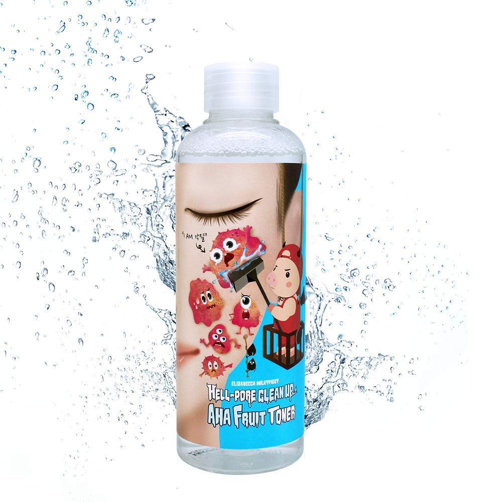 Elizavecca Milky Piggy Hell - Pore Clean Up AHA Fruit Toner 200ml - KBOX