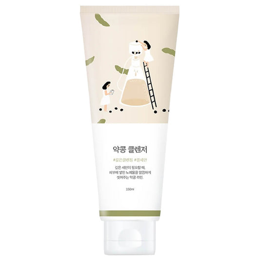 Espuma Limpiadora con Exfoliante Round Lab Soybean Cleanser - KBOX