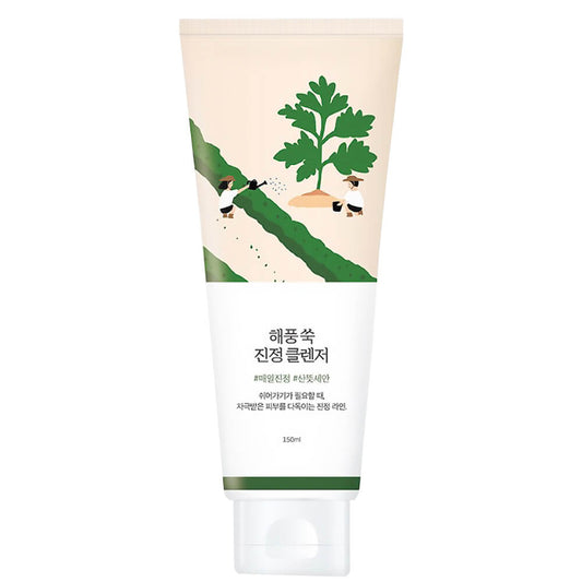 Espuma Limpiadora Round Lab Mugwort Calming Cleanser - KBOX