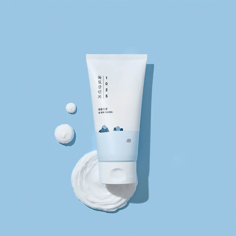 Espuma Limpiadora Suave con Agua de Mar Round Lab 1025 Dokdo Cleanser - KBOX