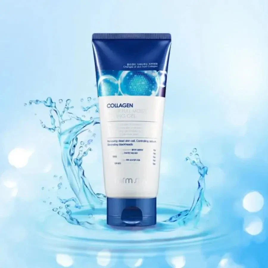 Farm Stay Collagen Water Full Moist Peeling Gel – Exfoliante Hidratante con Colágeno para una Piel Suave y Renovada - KBOX