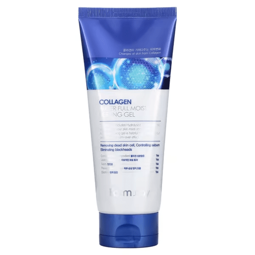 Farm Stay Collagen Water Full Moist Peeling Gel – Exfoliante Hidratante con Colágeno para una Piel Suave y Renovada - KBOX