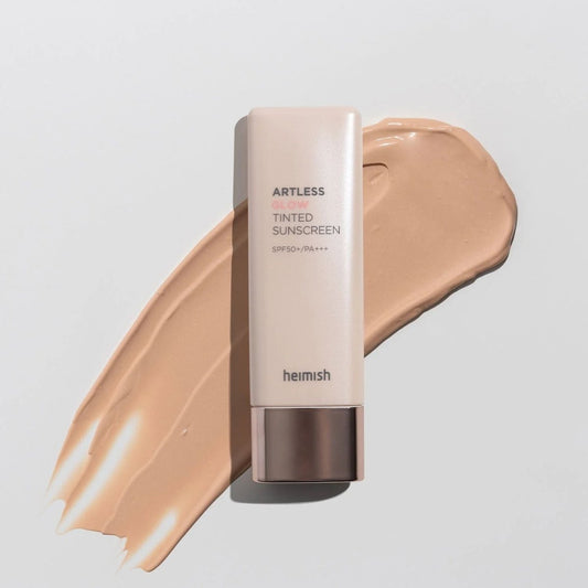 Heimish Artless Glow Tinted Sunscreen Shine Beige SPF50+ PA+++ 40ml - KBOX