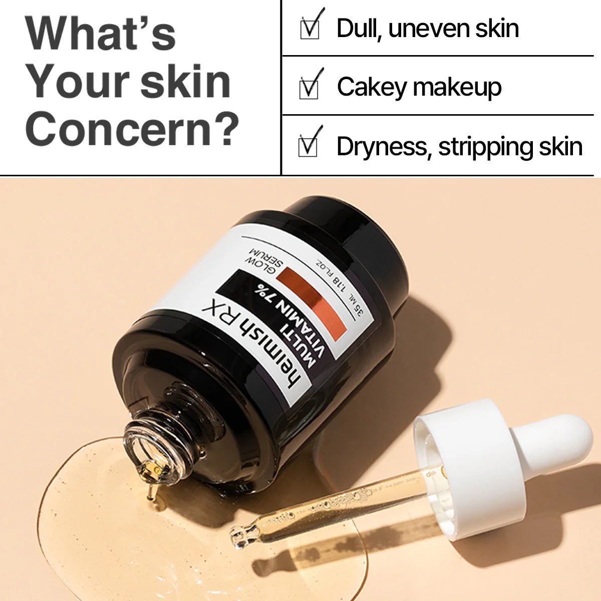 Heimish rx multi vitamin glow serum 35ml - KBOX