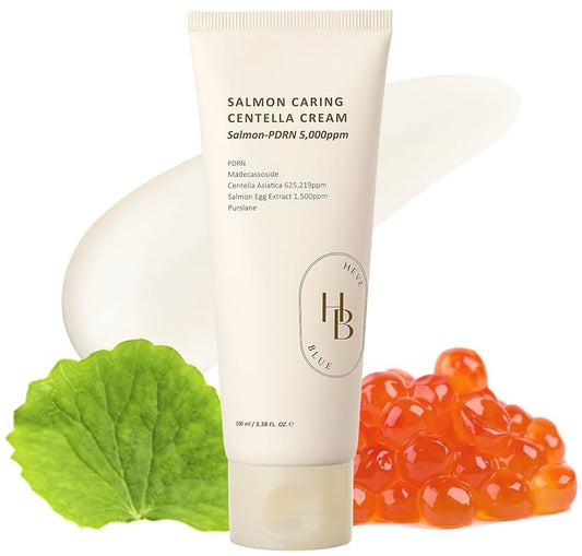 HEVEBLUE Salmon Caring Centella Cream 100ml - KBOX