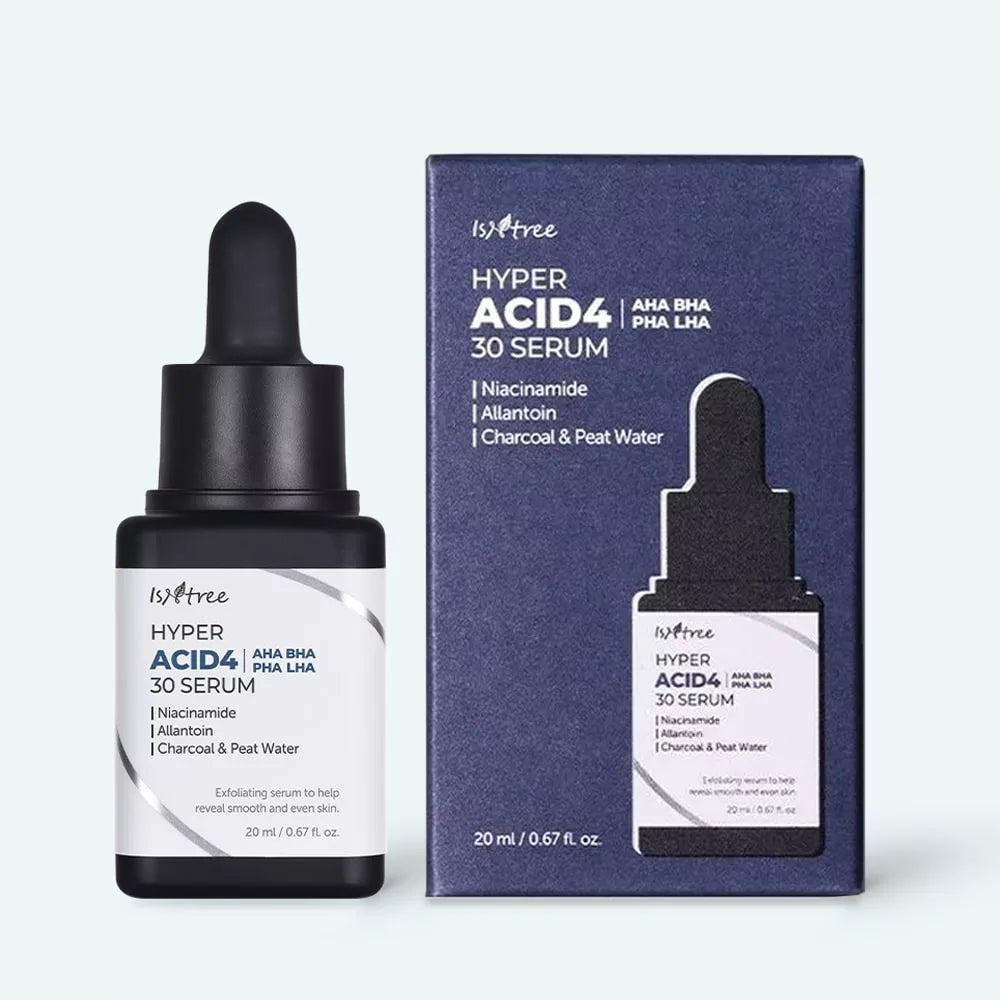 ISNTREE Hyper Acid 4 AHA BHA PHA LHA 30 Serum 20ml - KBOX