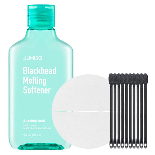 Jumiso Blackhead melting softner 150ml + cotton pad(40pads) + cotton Swab 10ea - KBOX