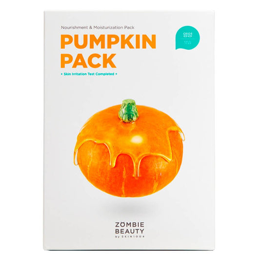 Mascarilla Nutritiva de Calabaza y Miel SKIN1004 Zombie Beauty By Pumpkin Pack - KBOX