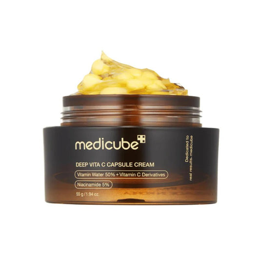Medicube DEEP VITA C CAPSULE CREAM – Crema en Cápsulas con Vitamina C para una Piel Radiante y Revitalizada - KBOX