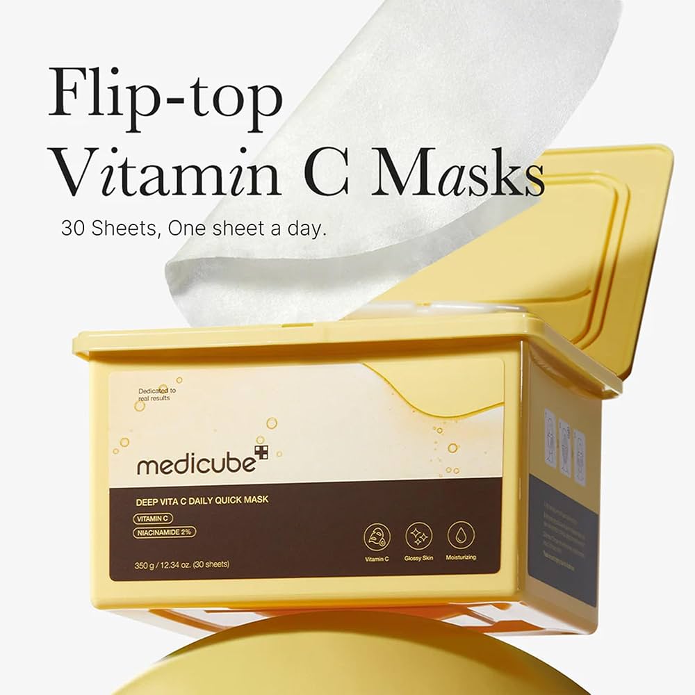 Medicube deep vita c daily quick mask 30pcs - KBOX