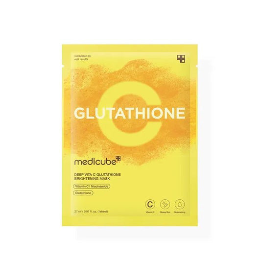Medicube deep vita c glutathione brightening mask - KBOX