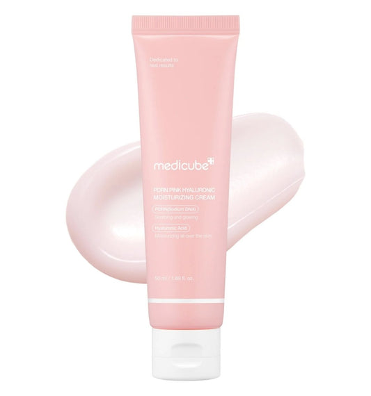 Medicube PDRN Pink Hyaluronic Moisturizing Cream – Crema Hidratante con PDRN y Ácido Hialurónico para una Piel Revitalizada - KBOX