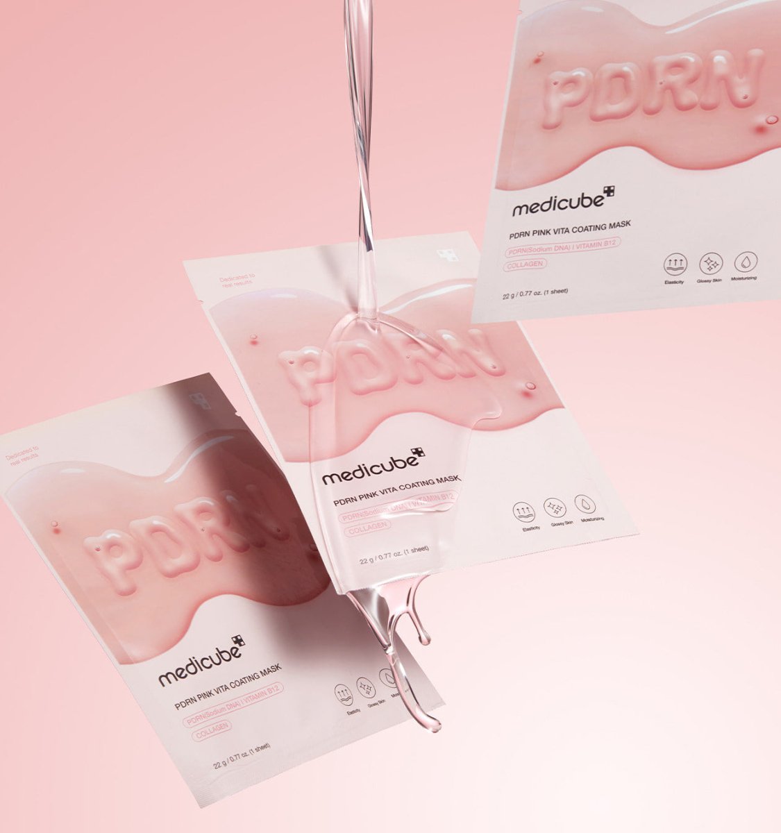 Medicube pdrn pink vita coating mask 1ea - KBOX