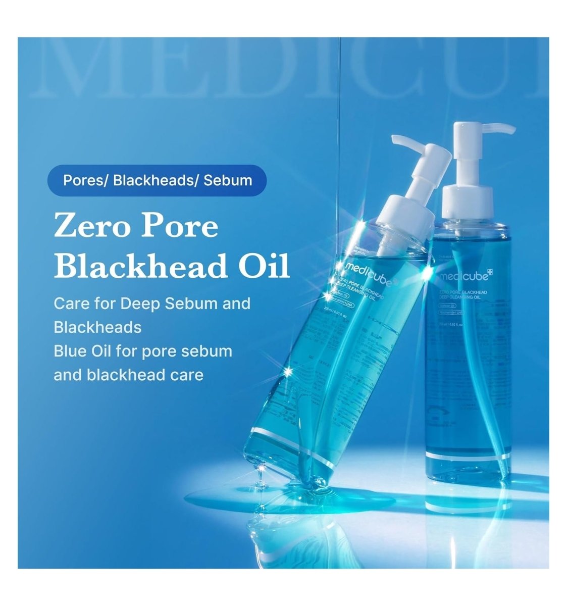 Medicube zero pore blackhead deep cleansing oil 205ml - KBOX