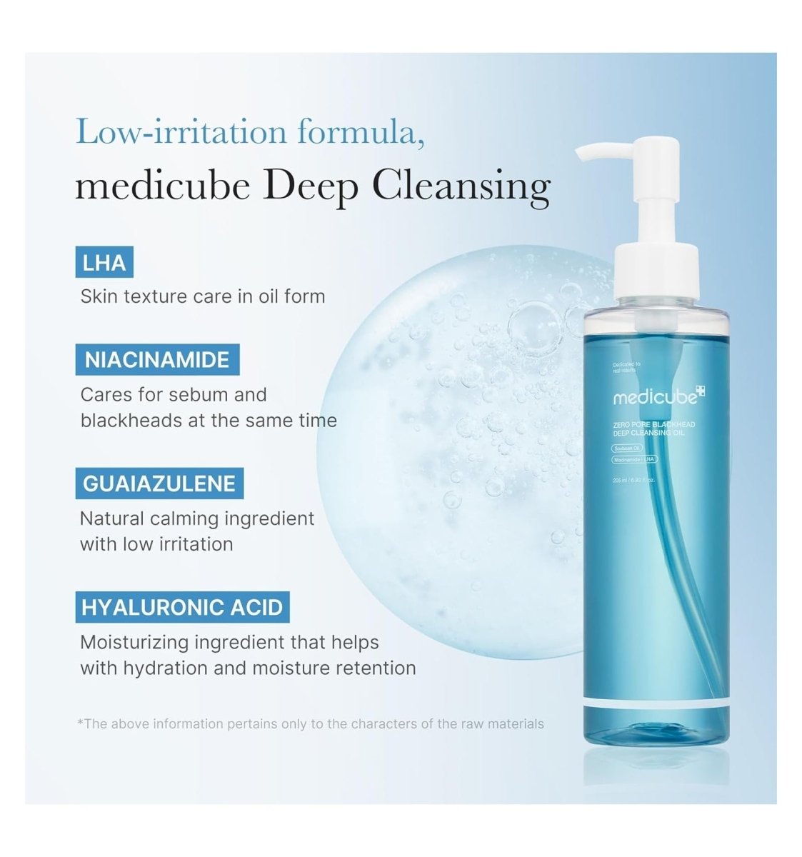 Medicube zero pore blackhead deep cleansing oil 205ml - KBOX