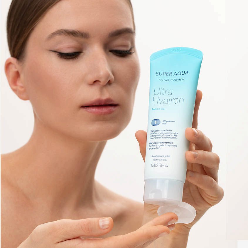 Missha Super Aqua Ultra Hyalron Peeling Gel 100ml - KBOX