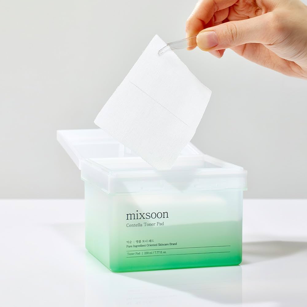 MIXSOON Centella Asiatica Toner Pad 120 Sheets - KBOX