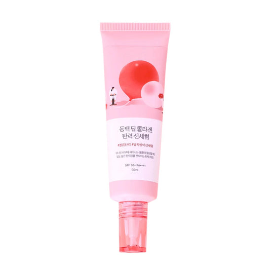 Round lab camellia deep collagen firming sun serum 50ml - KBOX