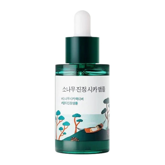 Round lab pine calming cica ampoule 30 ml - KBOX