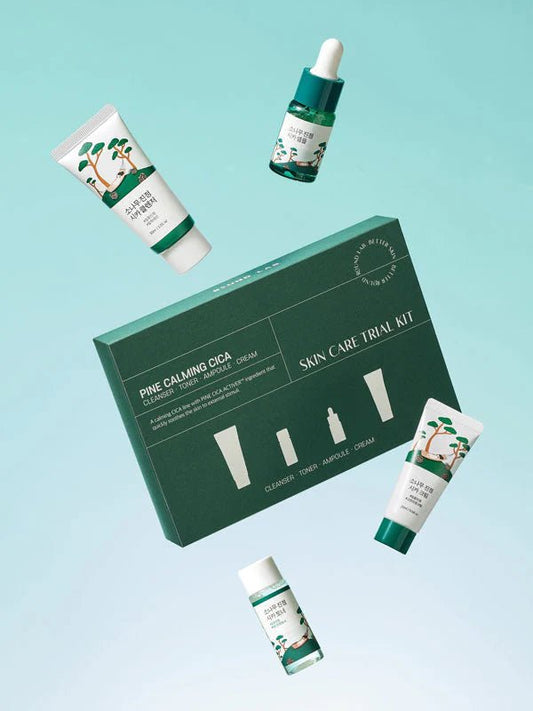 Round lab pine calming cica trial kit - KBOX