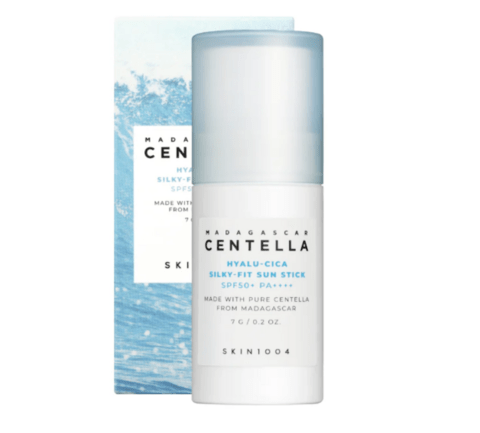 SKIN1004 madagascar centella hyalu - cica silky - fit sun stick - KBOX