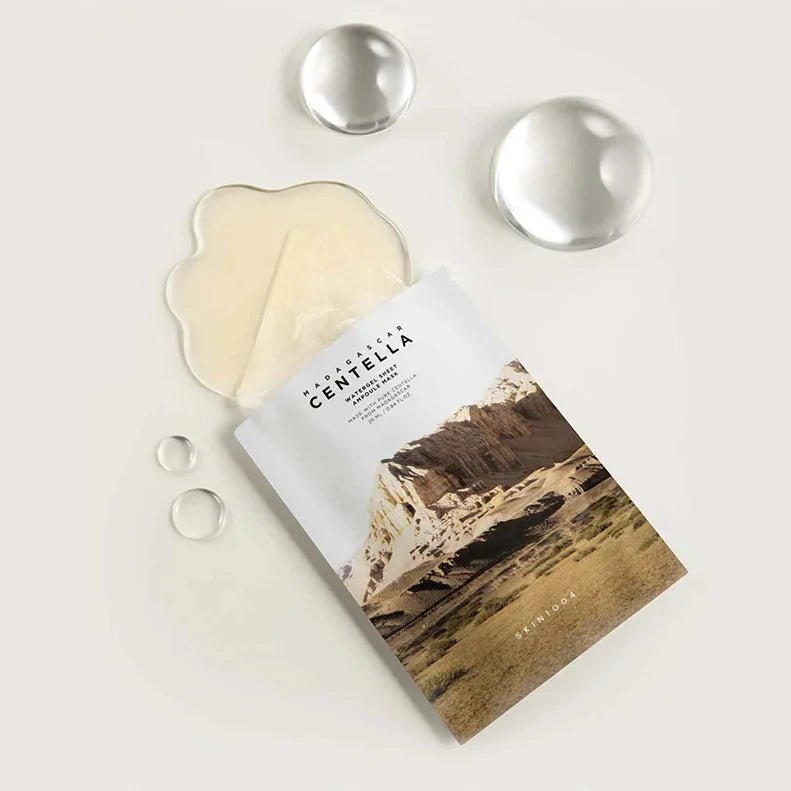 SKIN1004 Madagascar Centella Watergel Sheet Ampoule Mask - KBOX