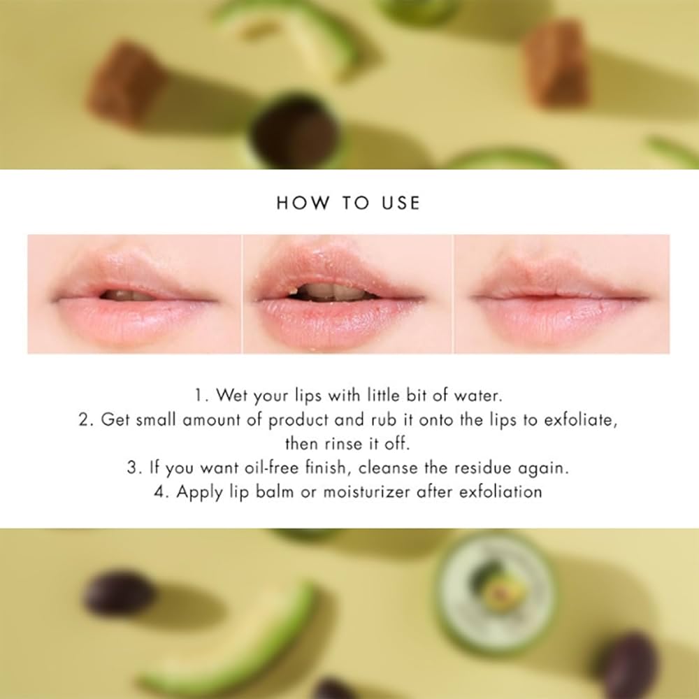 Skinfood Avocado & Sugar Lip Scrub 14g - KBOX
