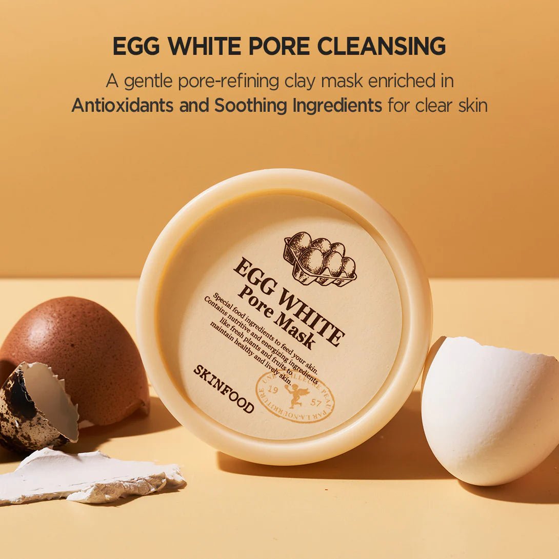 Skinfood Egg white pore Mask 120g - KBOX