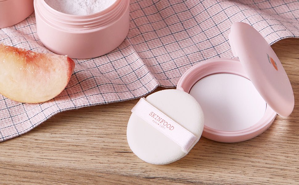 Skinfood Peach Cotton Pore Blur Pact 4g - KBOX