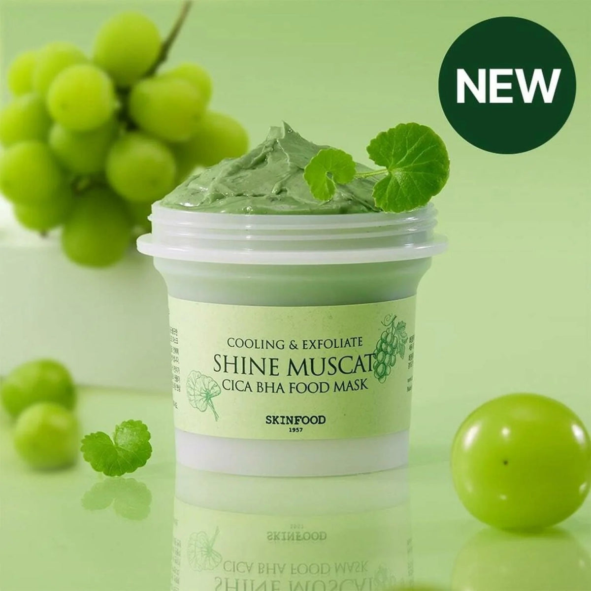 Skinfood shine muscat cica bha food mask 120g - KBOX
