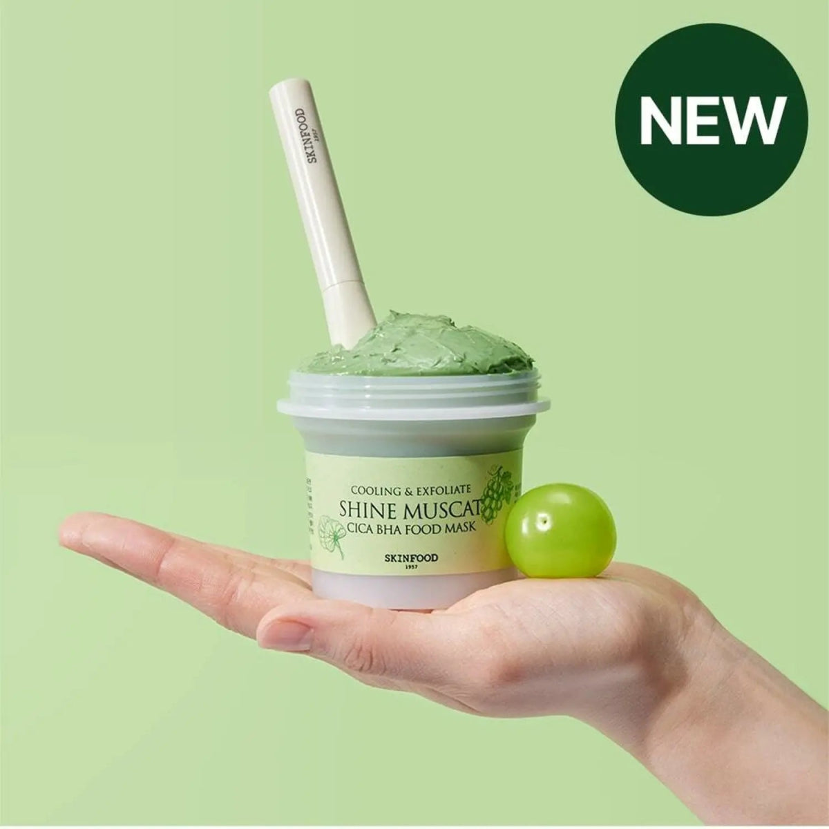 Skinfood shine muscat cica bha food mask 120g - KBOX